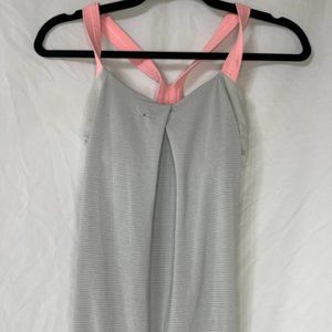 Lululemon top Grey and pink Size 4